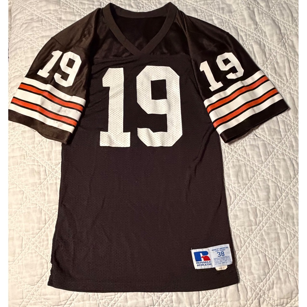 VTG 80s Russell Athletic Football Jersey Cleveland Brown NFL Size 38 USA
